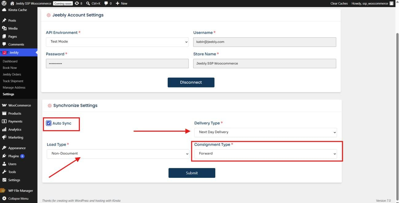 Auto Sync Settings